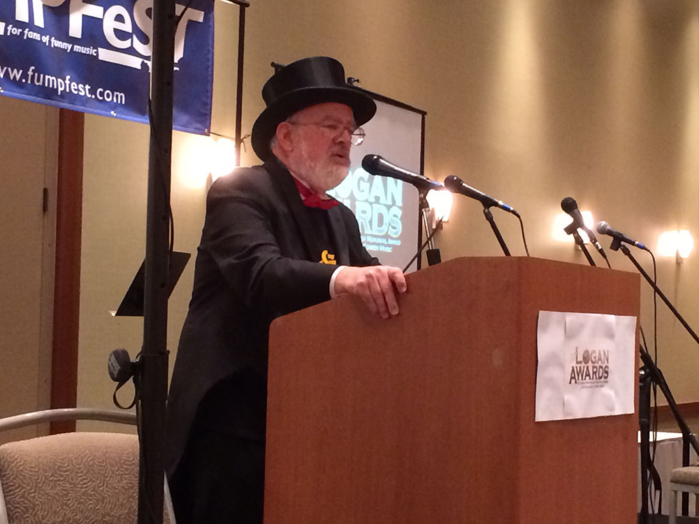 Dr. Demento hosting the Logan Awards